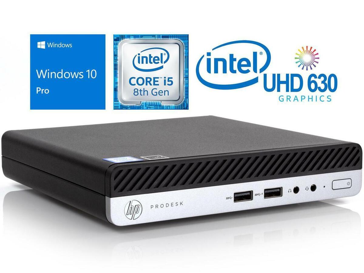 HP ELITEDESK 800 G4 DM MINI PC I5-8500T 512GB SSD 16GB WIN10 WIFI AC Adapter