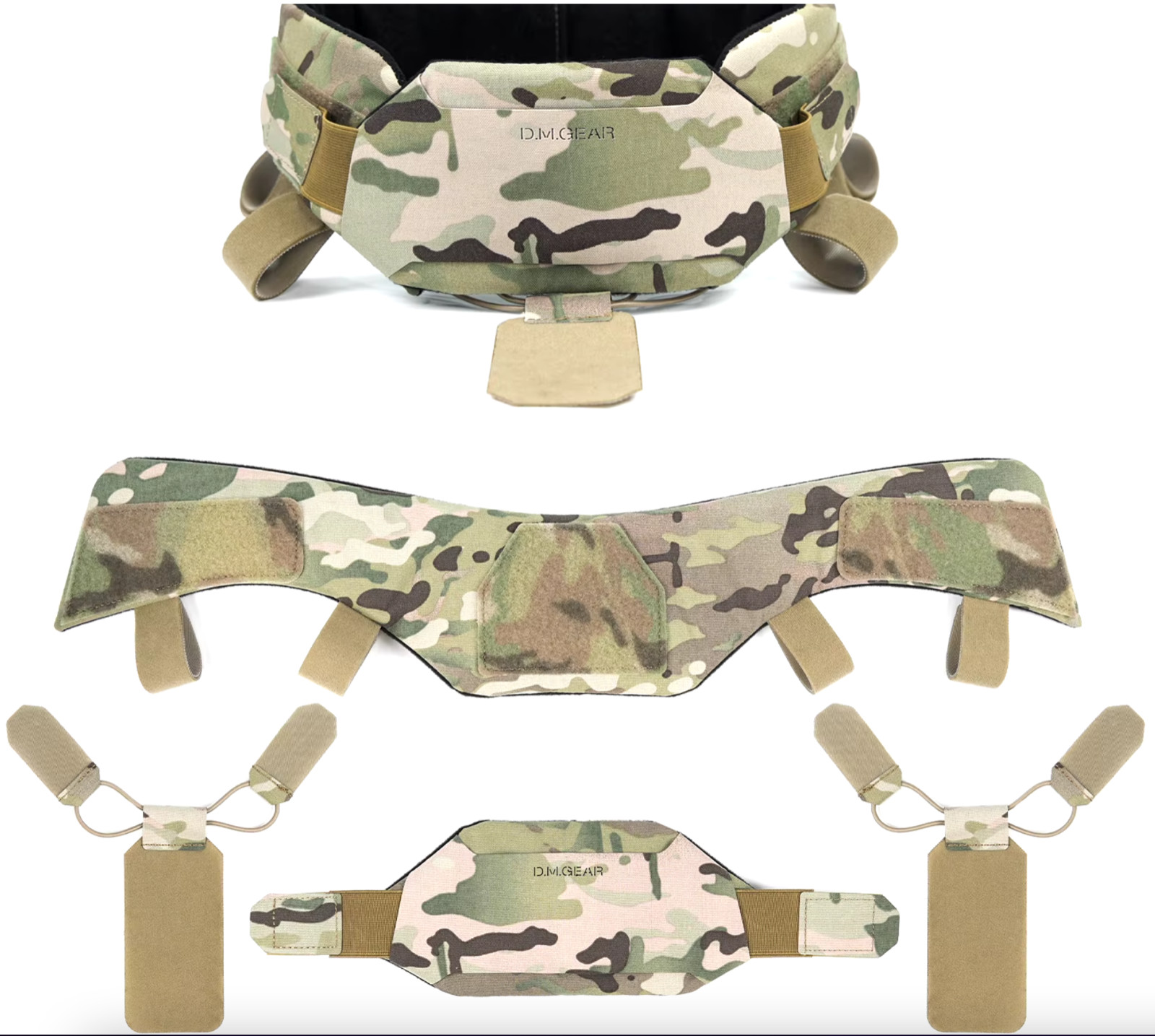 Protection de cou camouflage pour vos parties d'airsoft en forêt