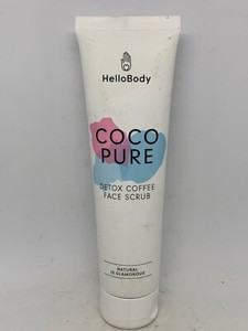 coco pure detox coffee face scrub