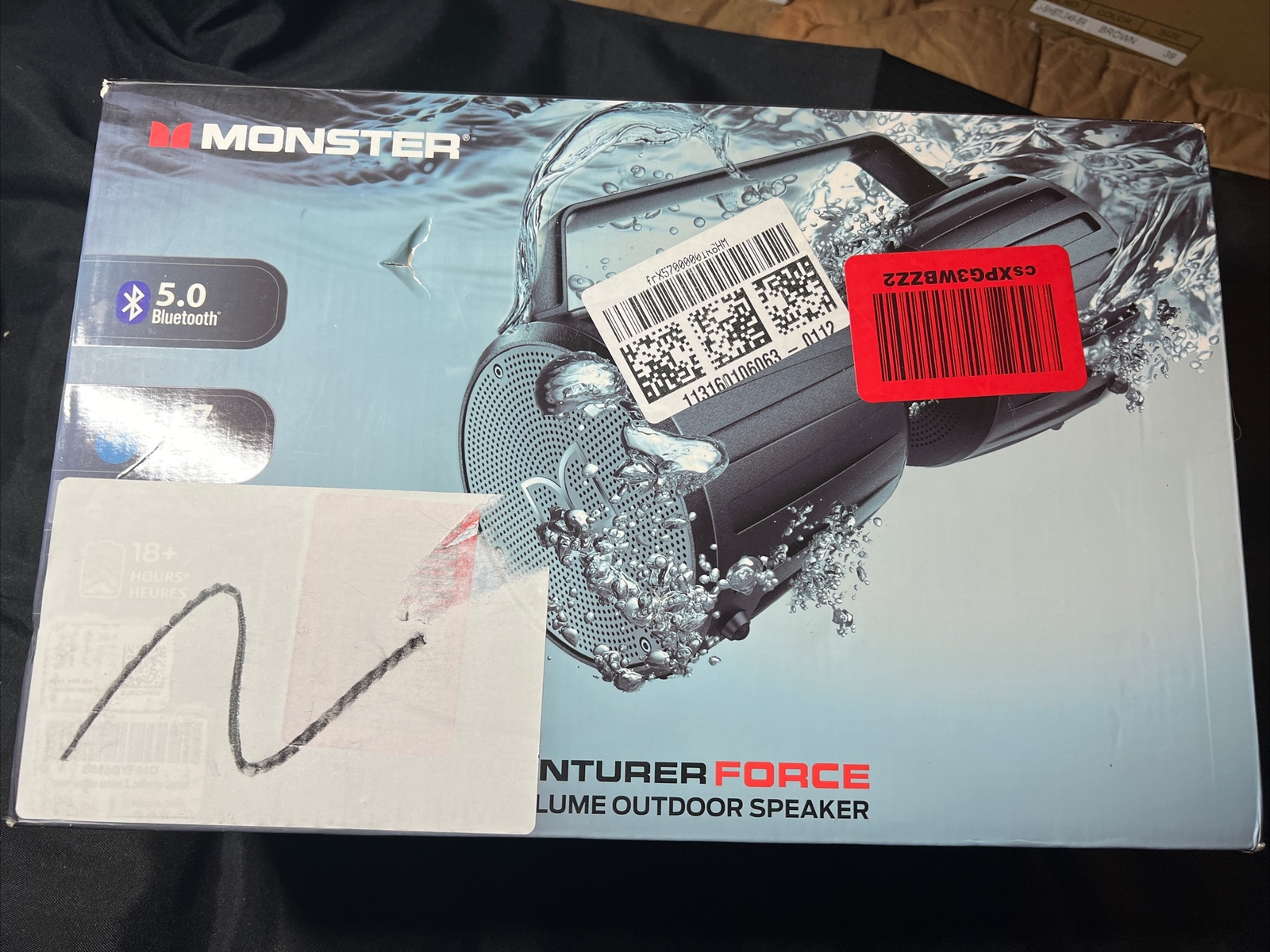 Monster Adventurer Force Bluetooth Speaker IPX7 Waterproof Speaker (IL/RT6-17...-image