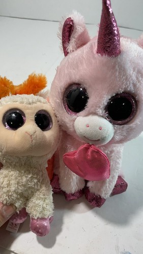 Lot Of 4 TY Sparkle Glitter Eyes Plush Stuffed Animals Pre-Owned 🔥🔥🔥 - 第 8/8 張圖片