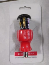 PB SWISS TOOLS 8453 0V01 Stubby Magnetic Screwdriver C6 1/4 From Japan new