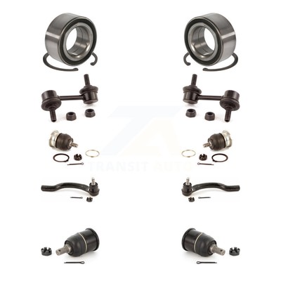 Front Bearing Upper Lower Ball Joint Outer Tie Rod Link Kit (10Pc) For Honda TSX