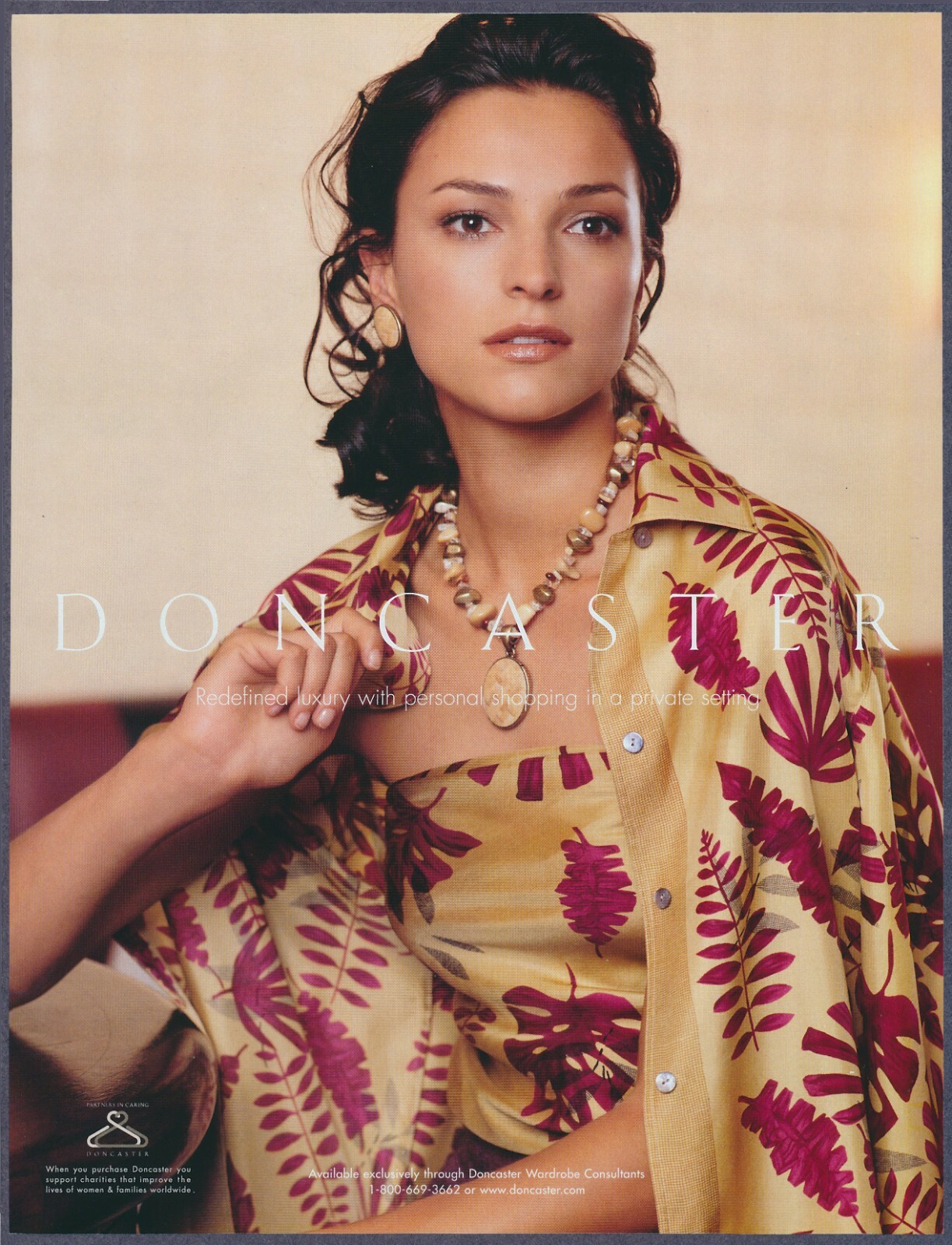 Doncaster Wardrobe Consultants Luxury Fashion Vintage Magazine Ad 2001-image