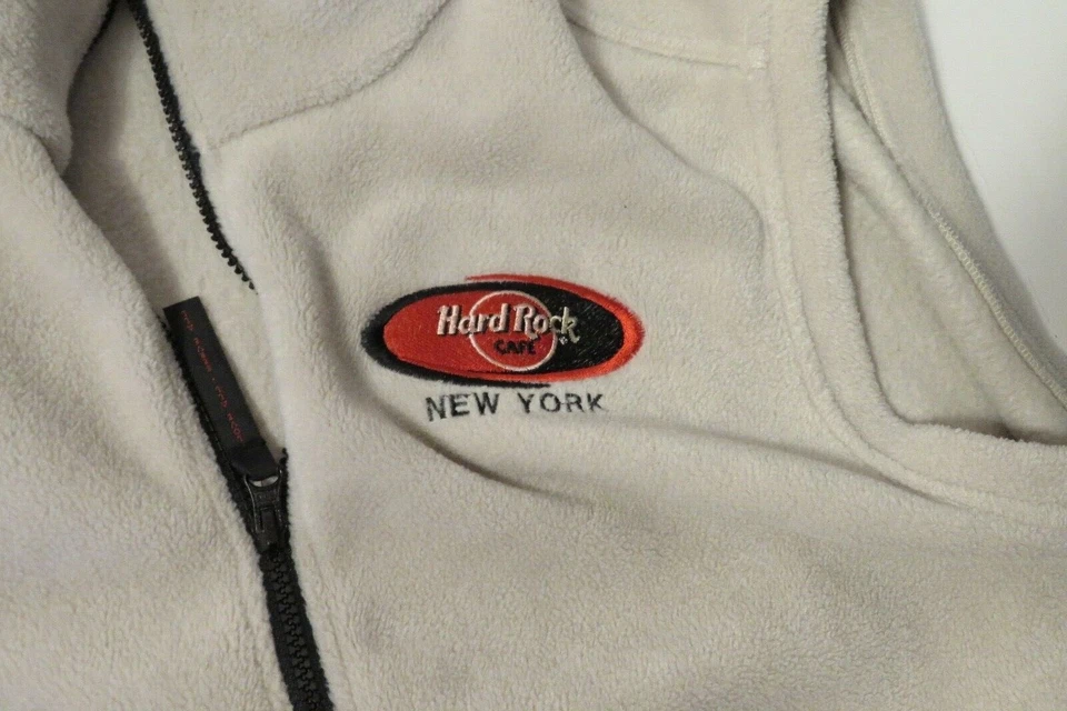 Hard Rock New York Mens Fleece Vest Size  - Image 2 of 4