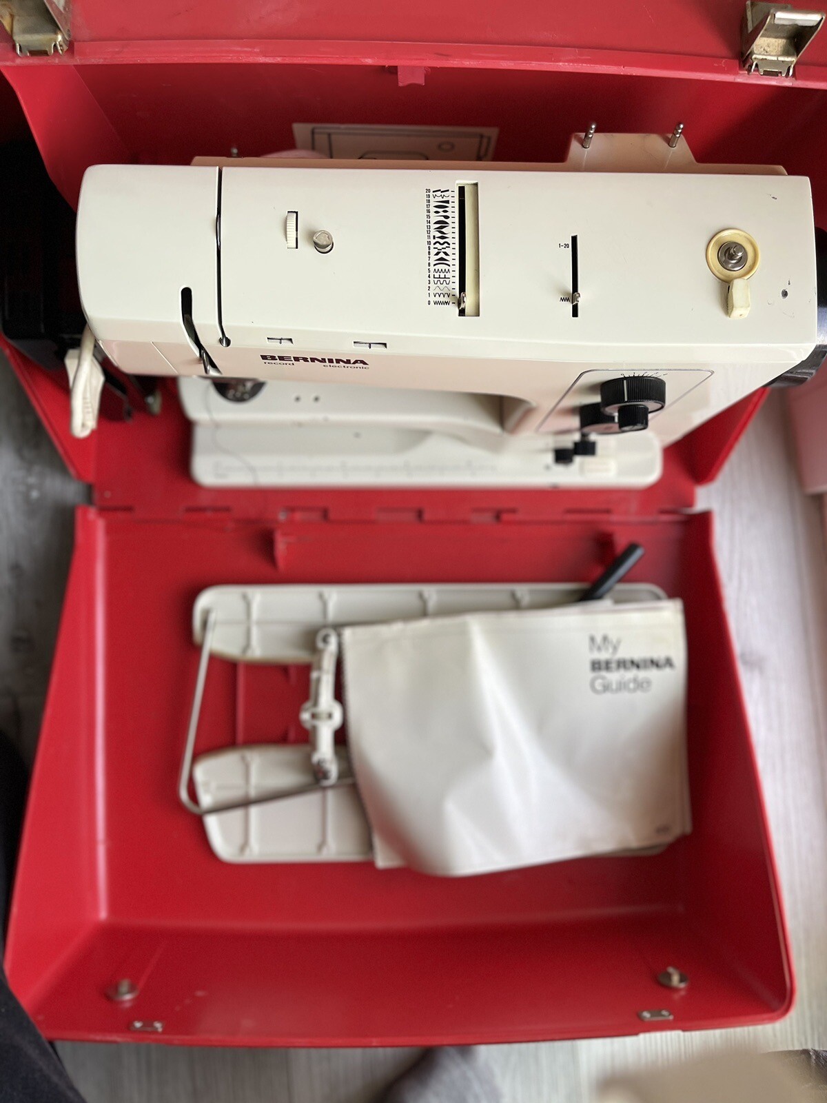Bernina 830 Record Electronic Sewing Machine, Case, Pedal eBay
