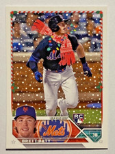 2023 Topps Holiday #H151 BRETT BATY RC Scarf RARE Mets 515 SSP