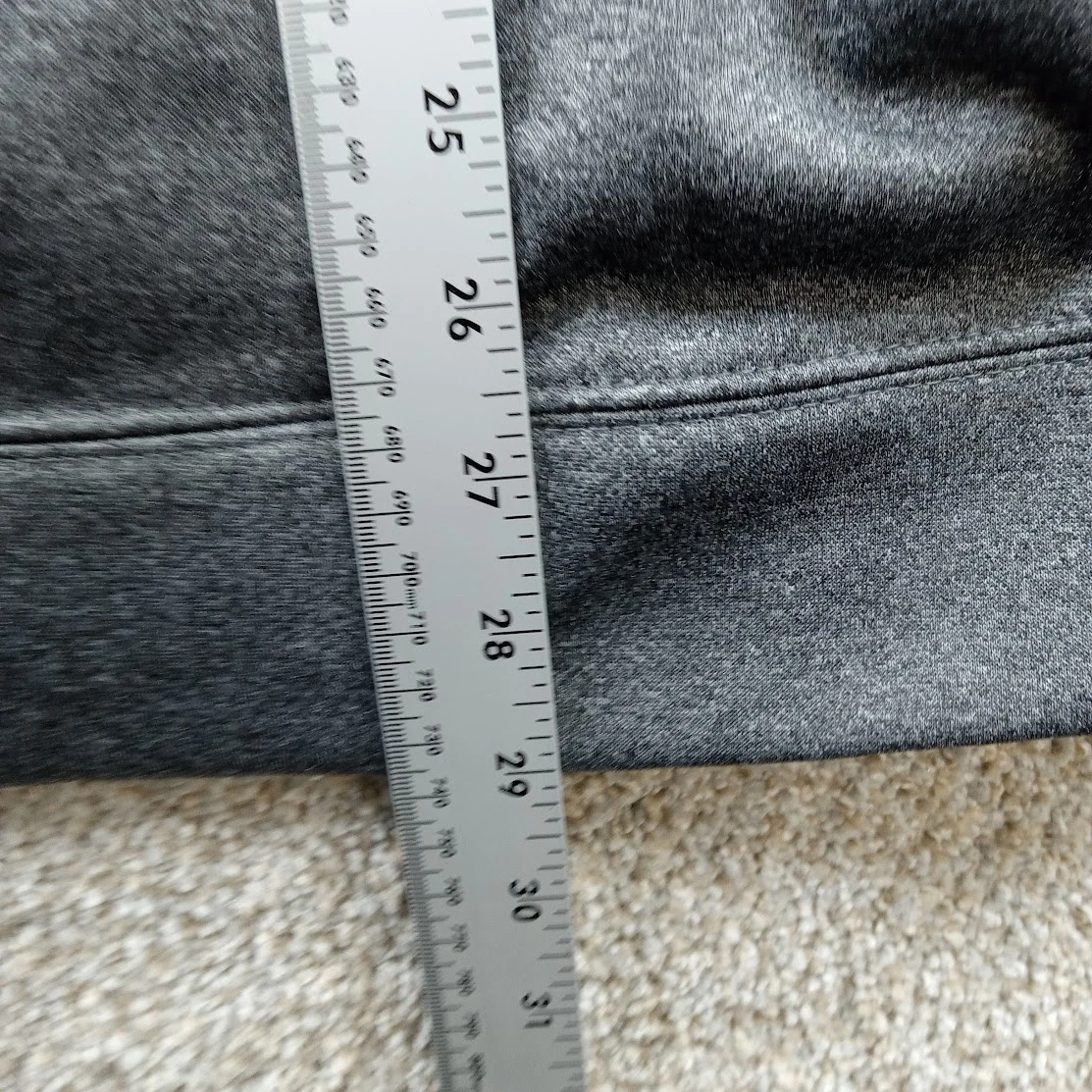 VETEMENTS Felpa con cappuccio Dallas Cowboys uomo XL grigio Heather Spellout pile NFL abbigliamento squadra
