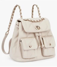 CLUCI Small Backpack Purse for Women,Mini Vegan Leather Tabby Backpack for Woman