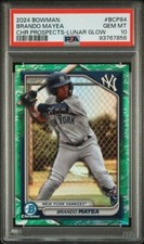 2024 Bowman Chrome #BCP-84 Brando Mayea Prospects Lunar Glow BCP84 PSA 10