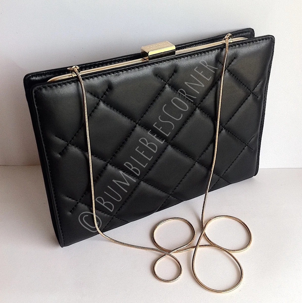 Wallet With Chain Carolina Herrera - Black Ch New Original