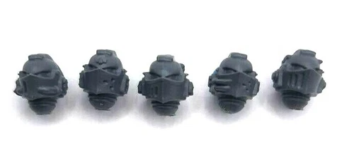 x5 Grey Knights Bits Strike Squad Crusader Helmet Heads