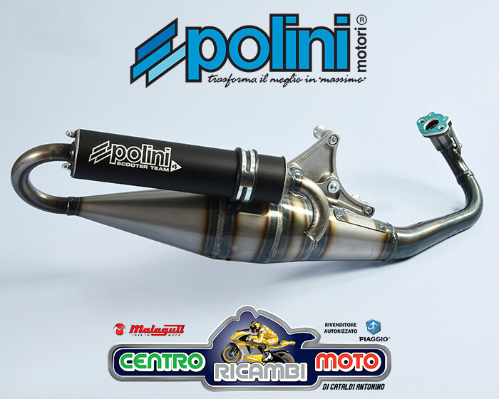 Marmitta Scarico Polini Scooter Team Piaggio Free 50 TEMPI