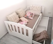 LETTO CLASSICO CON MATERASSO E CASSETTONE 160X80