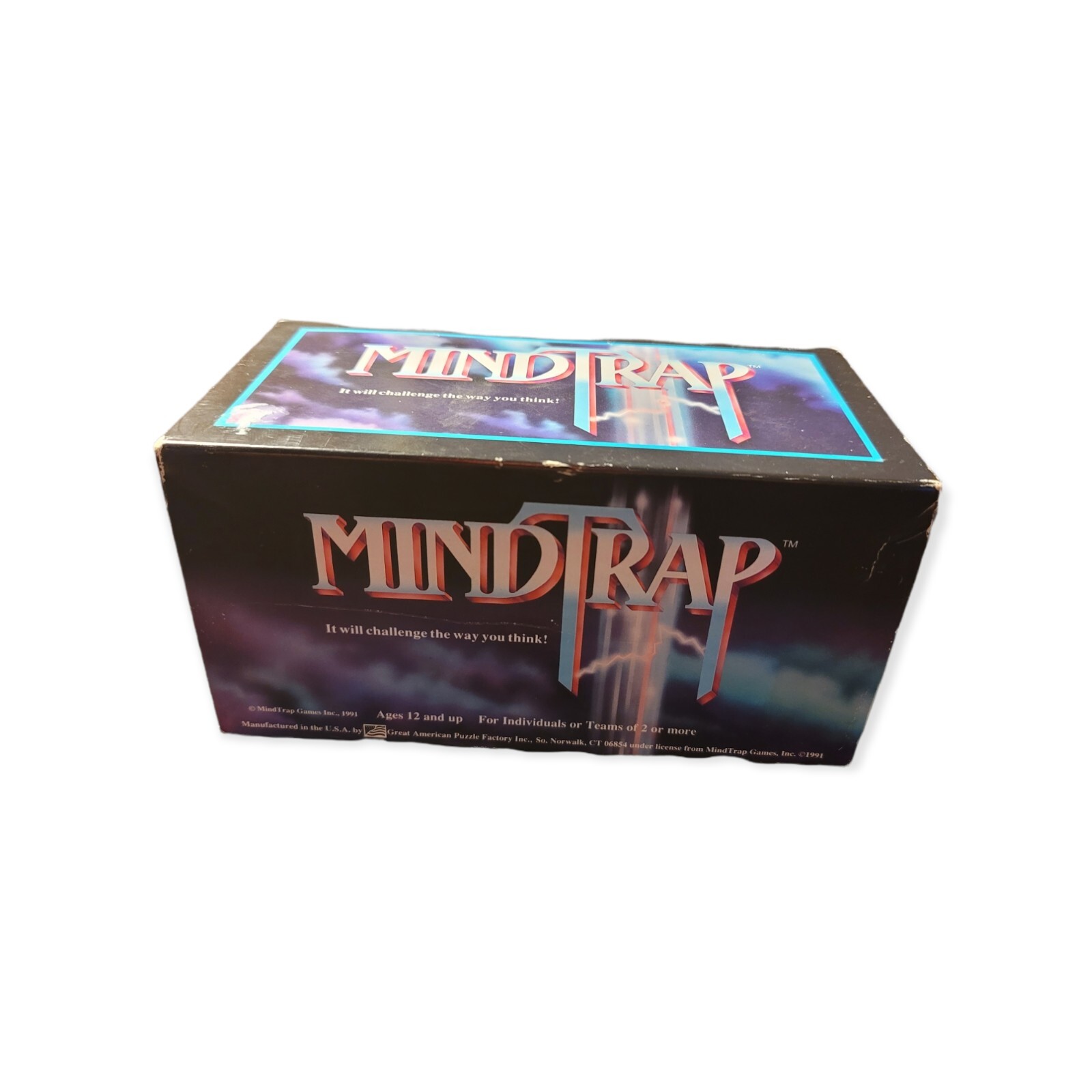 Mindtrap Mind Trap Game 1991 Vintage Complete Great American Puzzle