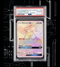 ORICORIO GX RAINBOW RARE PSA 10 *POP 138* COSMIC ECLIPSE 255/236 POKEMON 2019 on eBay
