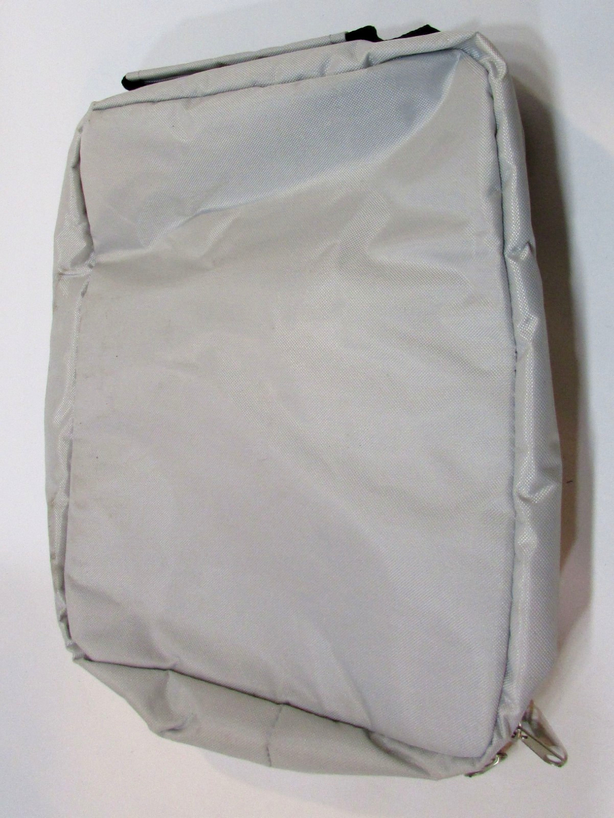 Frigo Cheese Heads Cheeseheads Gray Insulated Nylon Zipper Lunch Bag w Handle