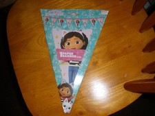 Gabby's Dollhouse Triangular Flag Bunting, Gabby's Dollhouse Party Decorations