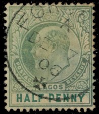LAGOS  50 (SG54) - King Edward VII 