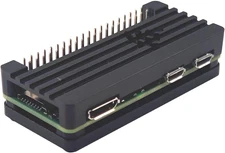 Carcasa de aluminio para Raspberry Pi Zero 2W con disipacion pasiva y cabezales