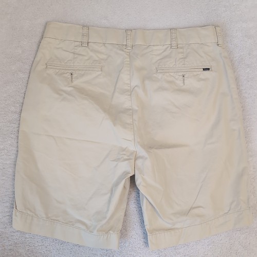 Polo Ralph Lauren klassische Passform Pimabaumwolle vorne flach beige Chino Shorts 34 x 9 - Bild 7 von 7