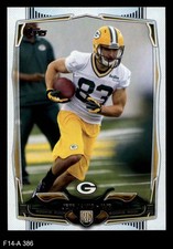2014 Topps #386 Jeff Janis Packers RC Saginaw Valley St 8 - NM/MT