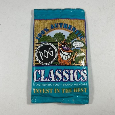 POGS Classics 7 Authentic POG Brand Milkcaps Officially Licensed Sealed Pack