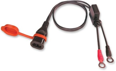 TecMate OptiMate SAE to M8/M10 Eyelet Permanent Battery Lead Charge Cable