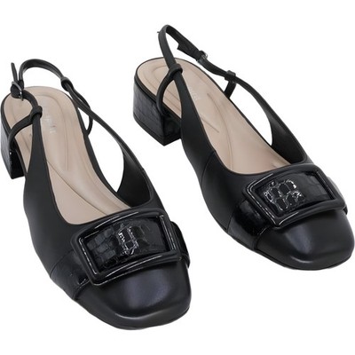 Easy Spirit Jola Block Heel Slingback Pumps Black Womens US 11M