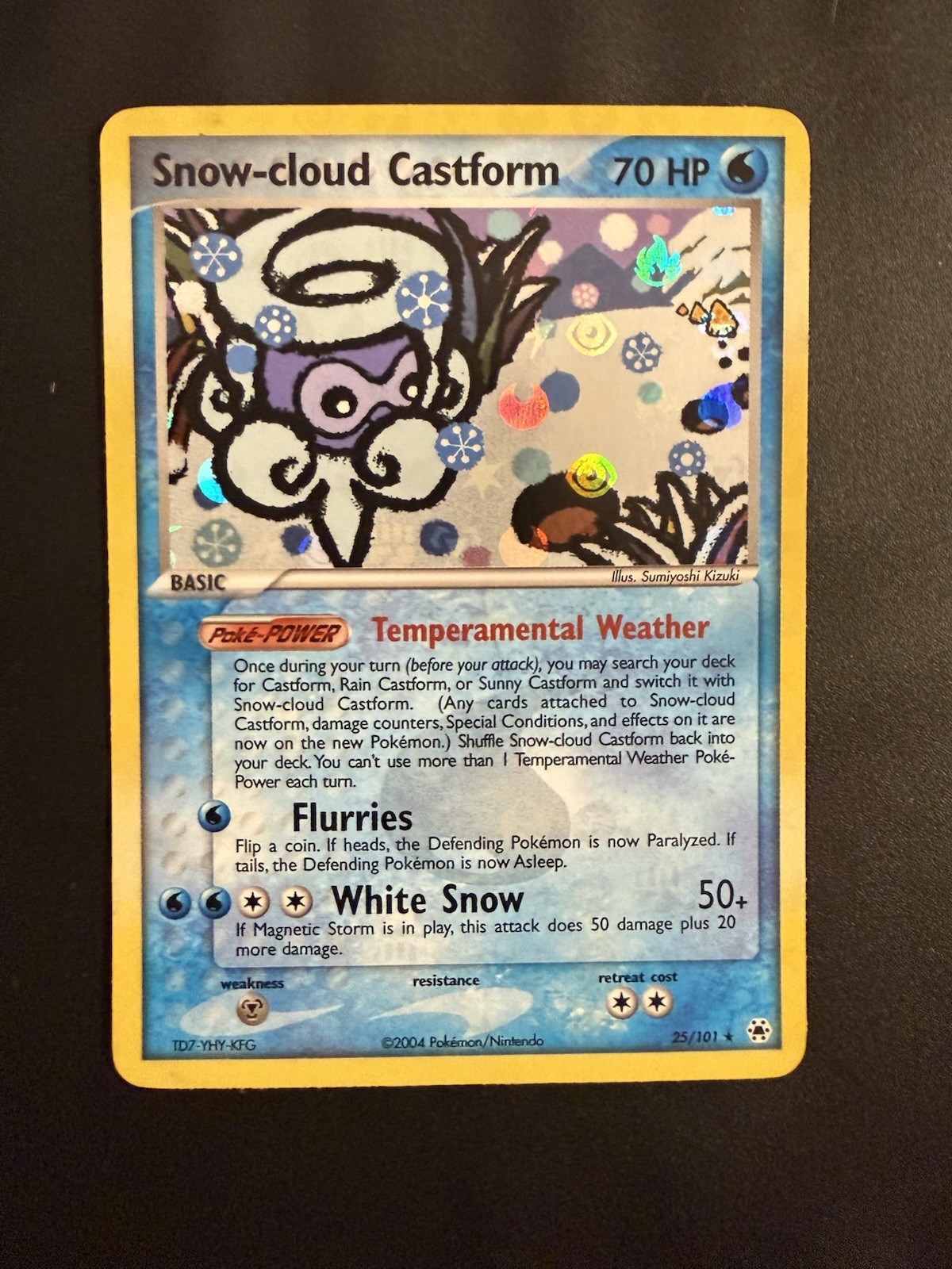 Snow-cloud Castform 25/101 Hidden Legends Reverse Holo
