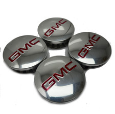 Genuine 4pc Gmc Sierra Yukon Polished Center Hub Caps 83mm 3.25 22837060
