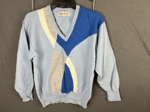 Lyle & Scott, Lyle & Scott Mens Vintage 100% Lambswool Sweater Size Medium Jumper Scotland