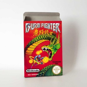 Burai Fighter UKV PAL Nintendo NES Vac&iacute;a Hecha a Mano Caja de Reemplazo Solo