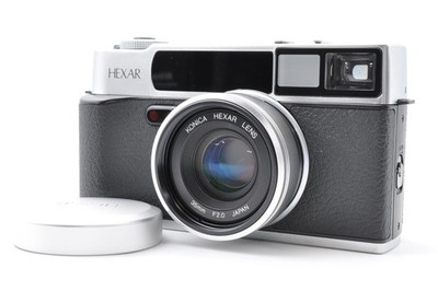 コニカ KONICA HEXAR シルバー AF 35mm F2 Near Mint Konica Hexar AF Silver 35mm Rangefinder Film Camera From