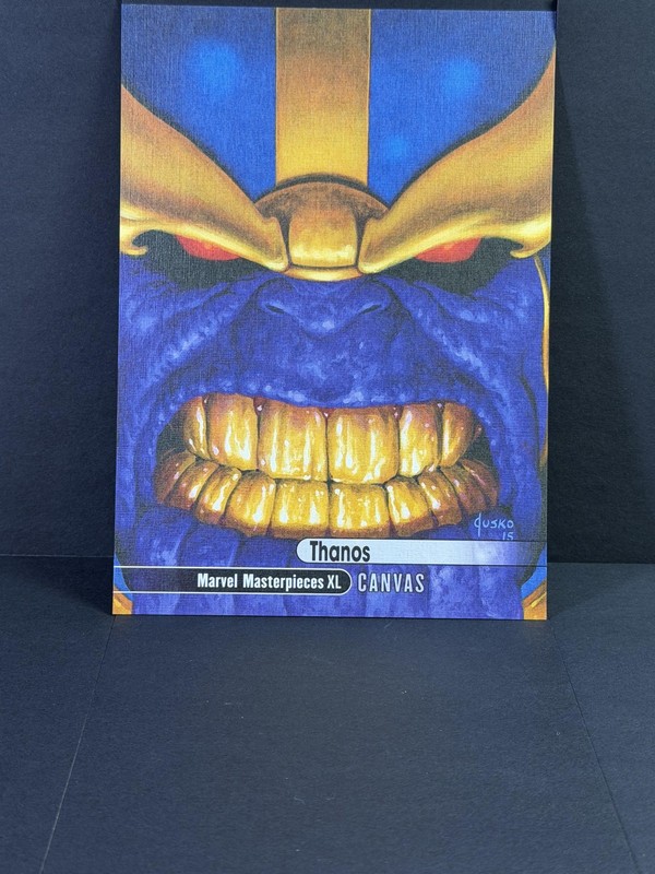 2024 Marvel Masterpieces XL Thanos Canvas Card #94 Jusko Art SSP Insert