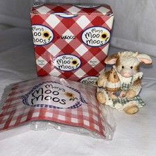 Mary’s Moo Moos, “Patty” Cowgirl With Hen On Lap 627690