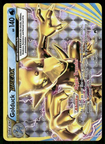 Golduck BREAK 18/122 BREAK BREAKpoint Pokemon Holo LP
