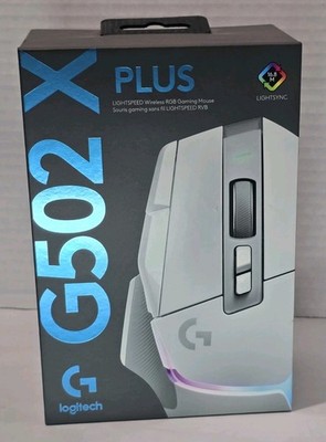 Logitech G502 X Plus Wireless Gaming Mouse White