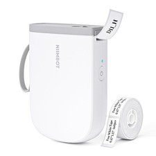 NIIMBOT Label Maker with Tape D11 0.5 Inch Bluetooth 300 DPI Portable Label Prin