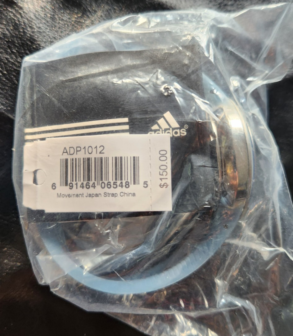 ADIDAS Adi-Star-Pro Chronograph Date Men’s 42mm Quartz Watch SS WR 200M - New