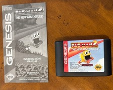 Ms. Pac-Man + Pac-Man 2 The New Adventures and manuals - Sega Genesis