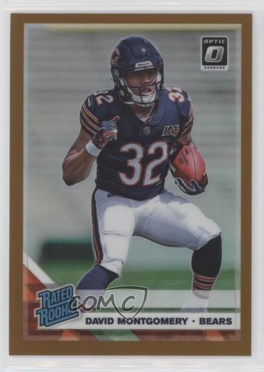 2019 Panini Donruss Optic Rated Bronze Prizm David Montgomery Rookie RC 0qr6