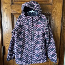 Columbia Omni-Heat Outgrown System Hooded Geometric Design Jacket Youth M 10-12