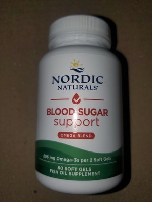 Nordic Naturals Omega Blood Sugar - With Alpha-Lipoic Acid & Chromium, 60 Ct