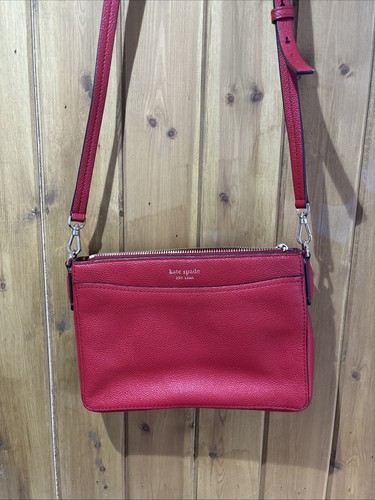 Kate Spade Hot Chilli Red Margaux Medium Convertible Crossbody Bag Brandneu ohne Etikett
