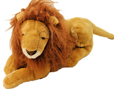El Castillo Del Peluche Realistic Prone Lion Plush
