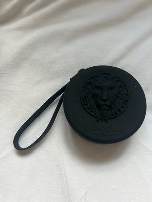 Versace Black Medusa Versus Wristlet Flexible Silicone New