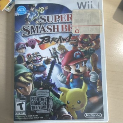 Nintendo Super Smash Bros. Brawl (Wii) T-Teen Fighting Series Disc/Case/Manual