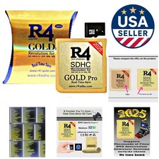 R4 Gold Pro Adapter with 32GB Micro SD - All-in-One Solution for Nintendo Gaming