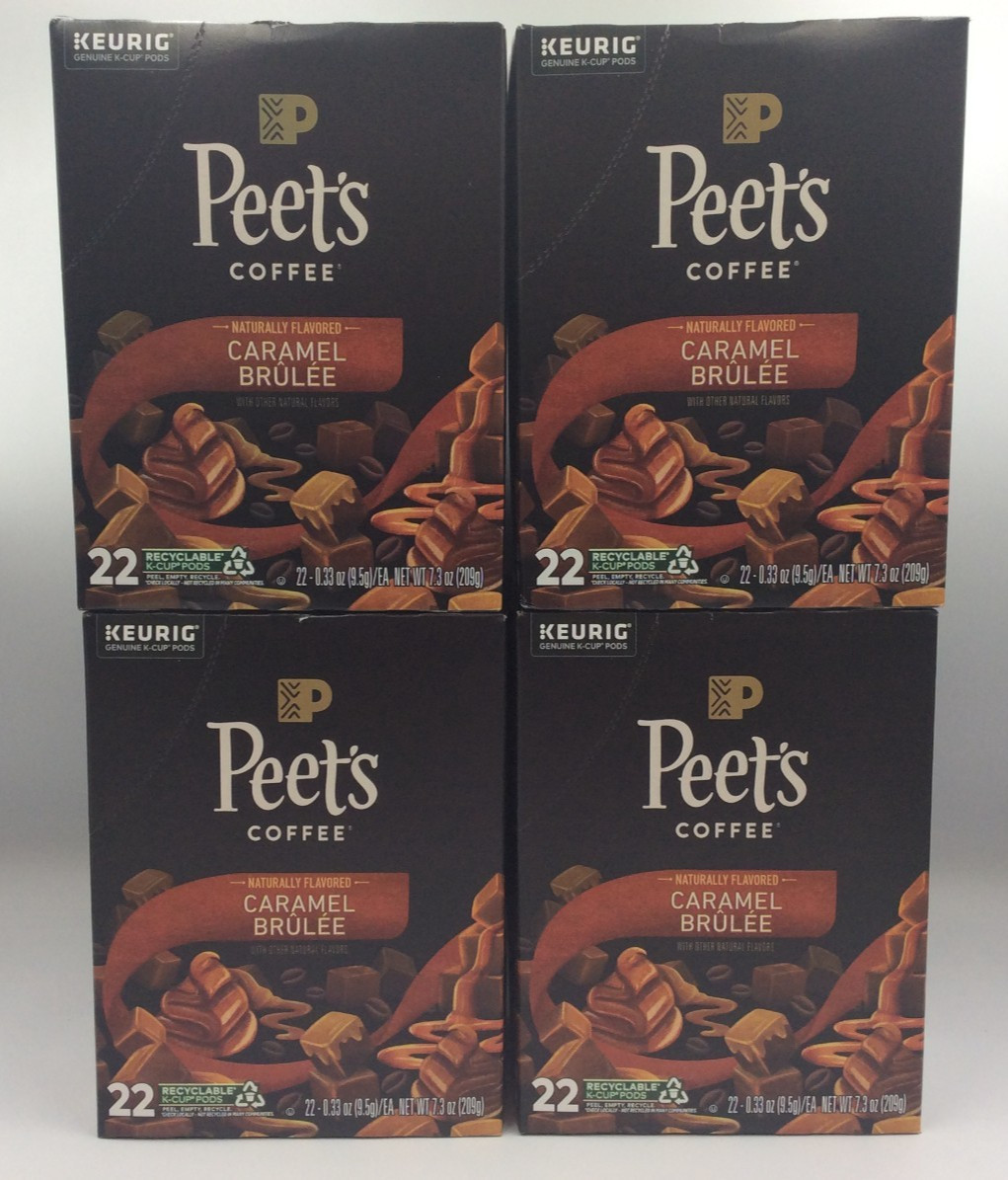 Peet's Coffee Caramel Brulee Light Roast Keurig K-Cup Pods, 
